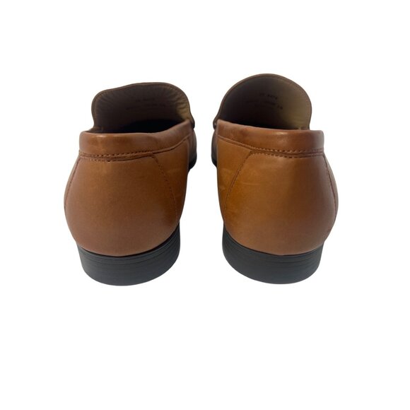 Johnston & Murphy Cresswell Venetian‎ Mens Leather Loafers 10.5M Cognac Slip-On main image 6